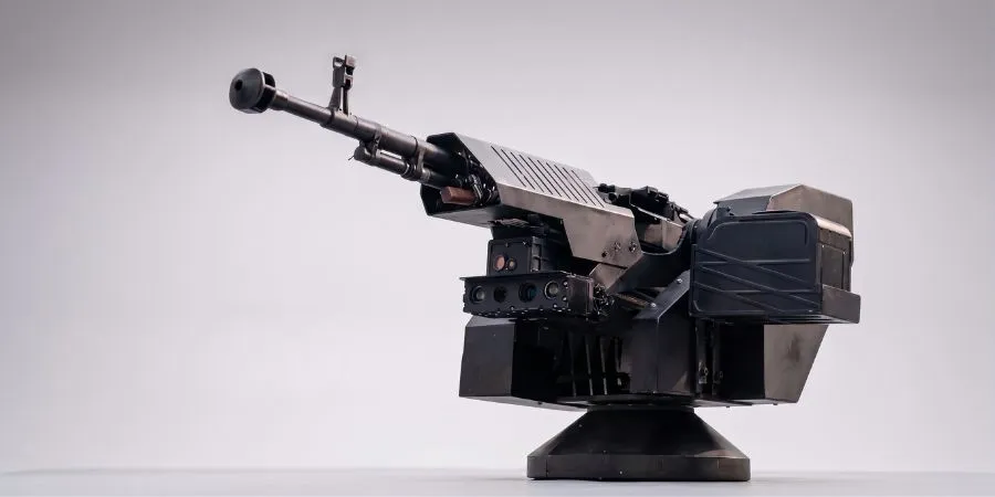 RCWS Remote Control Weapon System automated turret defense technology Margalla Heavy Industries limited